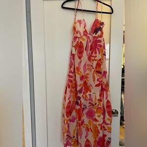 Multi color floral dress